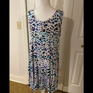 Style&Co multi-colored XXL sleeveless summer dress